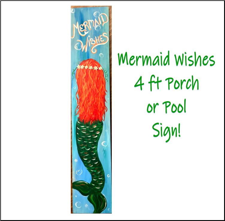 4 ft Porch or Pool Side Board